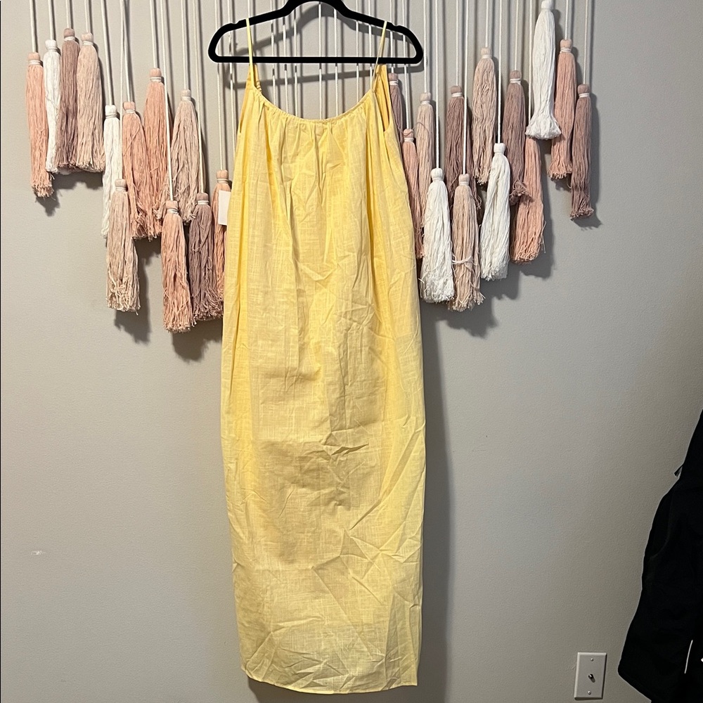 Petal & Pup Light Yellow Women's dress size S NWT